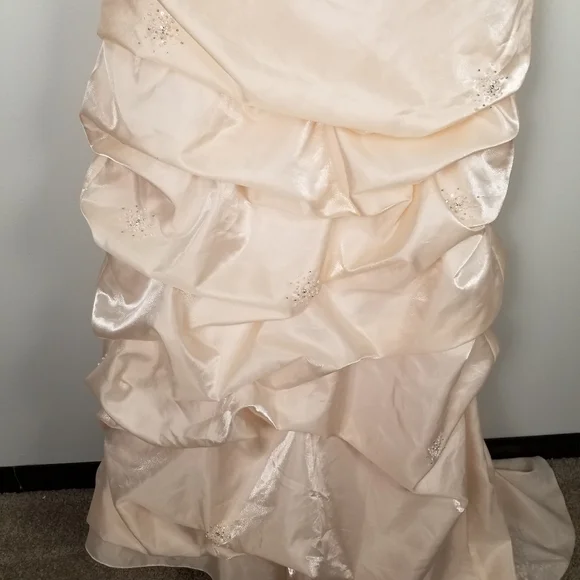 NWT Flirt by Maggie Sottero Pink Prom Dress Sz 4 - Picture 3 of 8